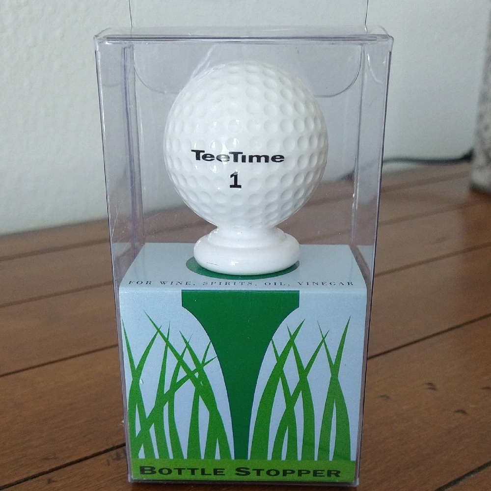New White Golf Ball Display Case
